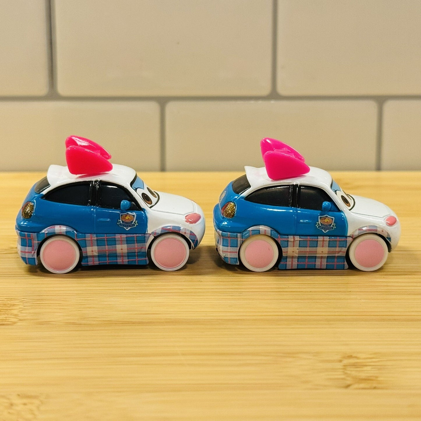 Disney Pixar Cars Suki Light Pink & Painted Mirrors SAMPLE PROTOTYPE 2011 - 1:55