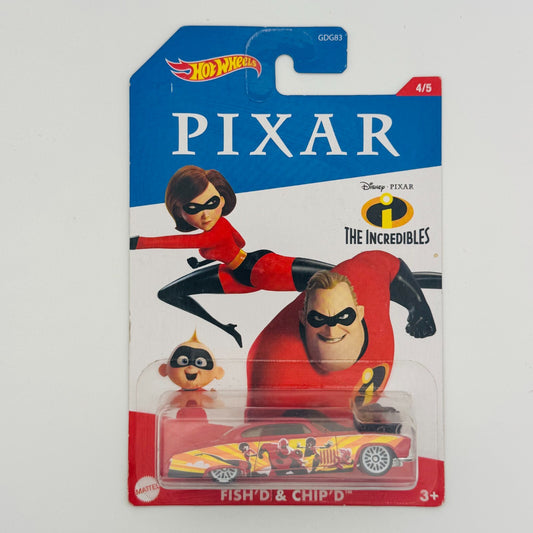 Hot Wheels - FISH'D & CHIP'D THE INCREDIBLES Pixar 4/5 - 1:64 Scale Diecast