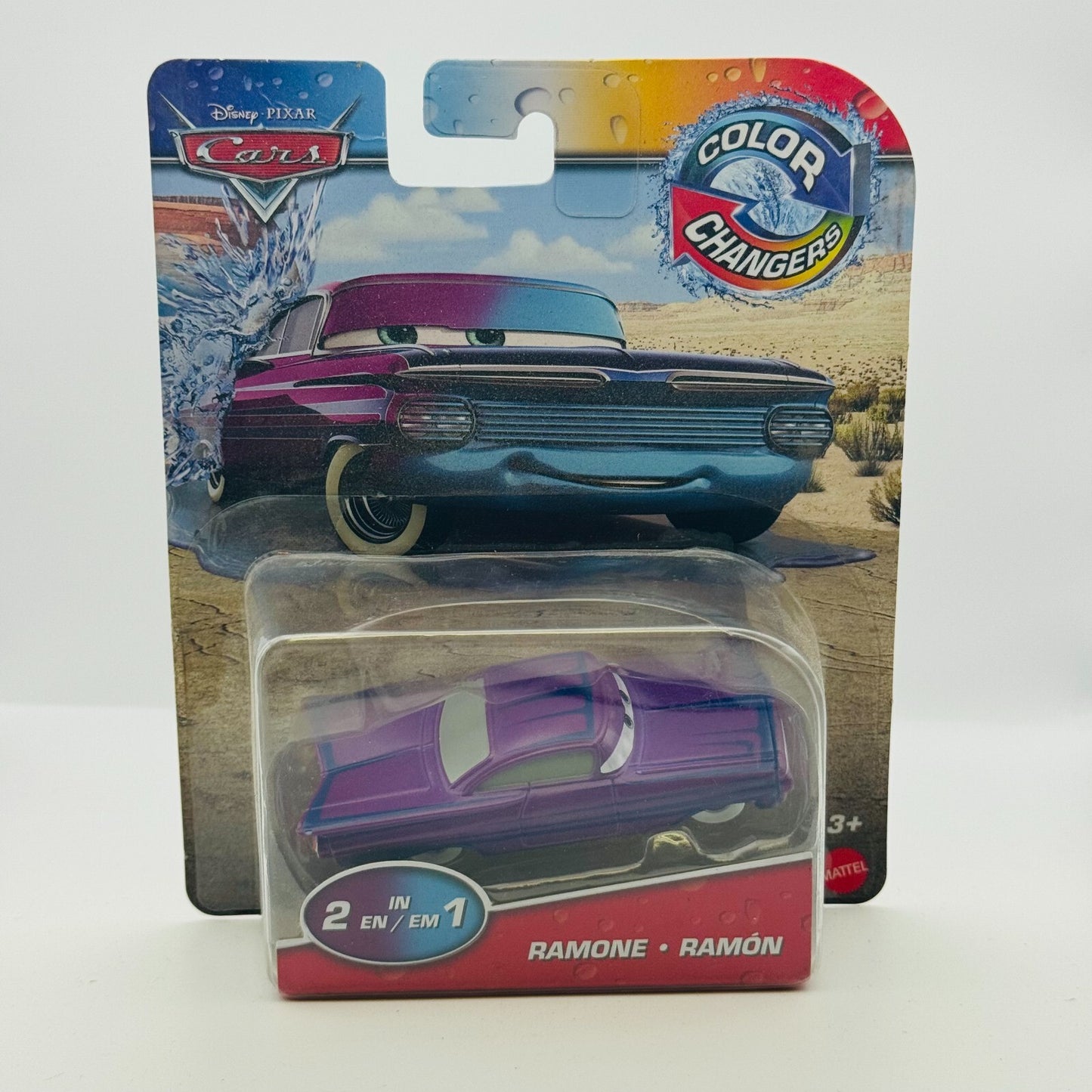 Disney Pixar Cars - COLOR CHANGERS INTRO RAMONE - 1:55 Scale