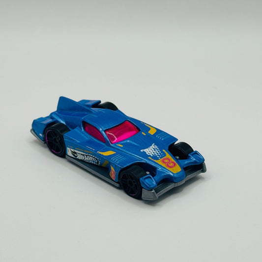 Hot Wheels - FORMUL8R CAR Blue/ Pink #8 - 1:64 Scale Diecast