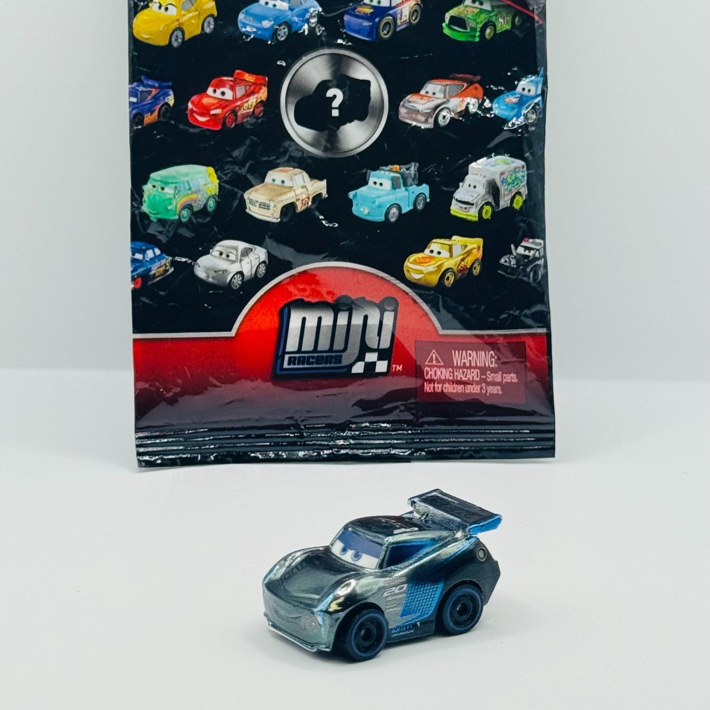 Disney Pixar Cars - Mini Racers METALLIC JACKSON STORM 2018 #14 - 1:55 Diecast