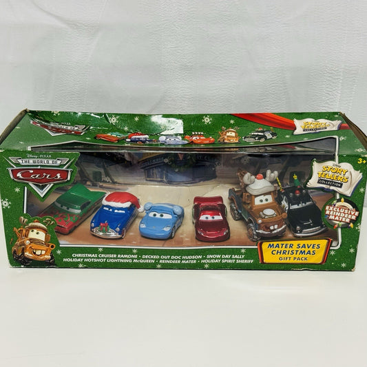 Disney Pixar Cars - MATER SAVES CHRISTMAS GIFT PACK Reindeer Mater 1:55 Diecast
