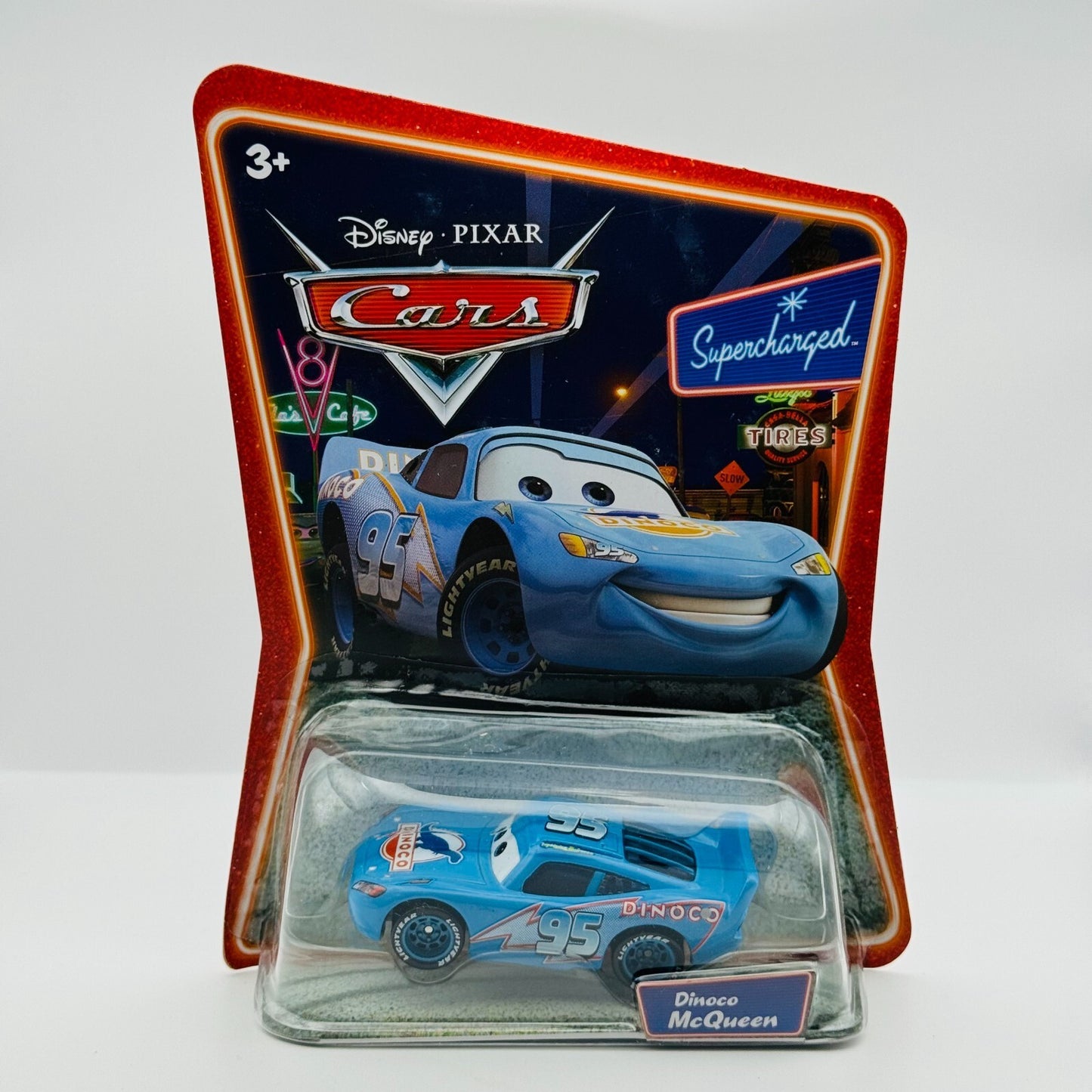 Disney Pixar Cars - DINOCO MCQUEEN Supercharged 2007 - 1:55 Diecast