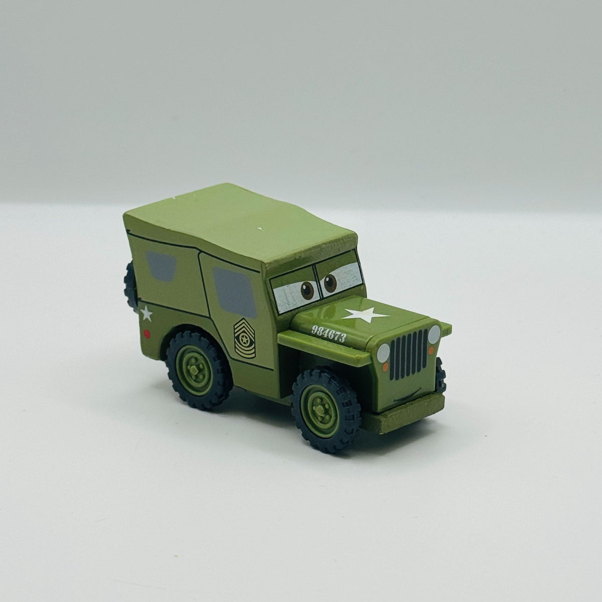 Disney Pixar Cars - WOOD SARGE -  Wooden Toys R Us Exclusive