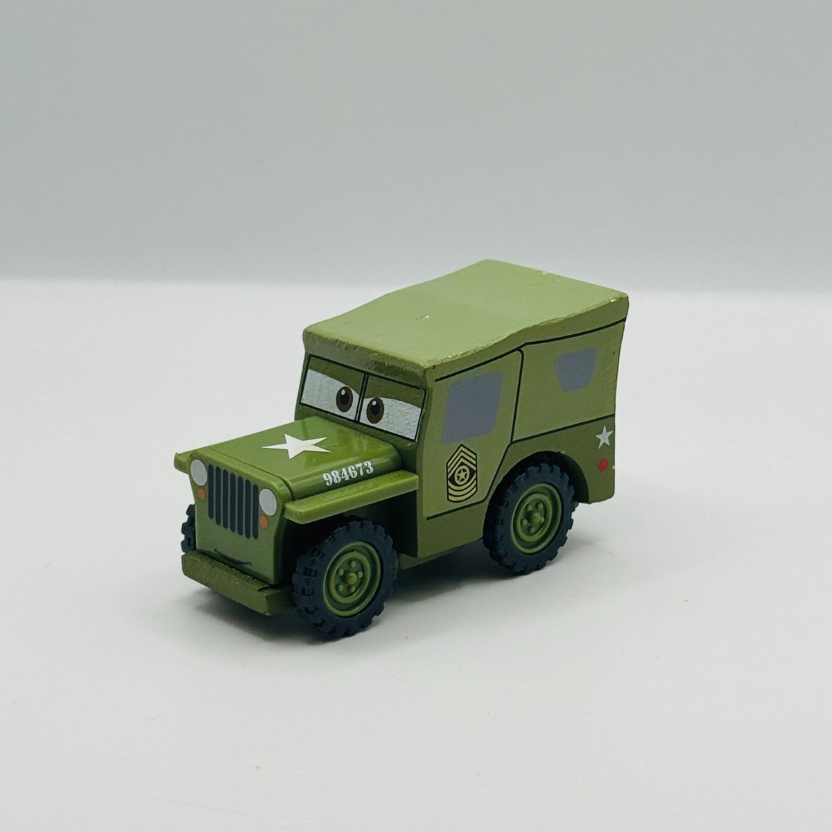 Disney Pixar Cars - WOOD SARGE -  Wooden Toys R Us Exclusive