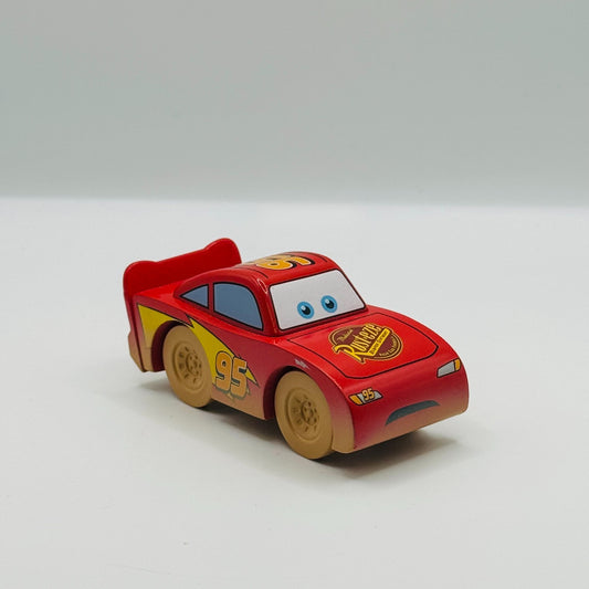 Disney Pixar Cars - WOOD DUSTY LIGHTNING MCQUEEN DIRT TRACK -  Wooden Toys R Us