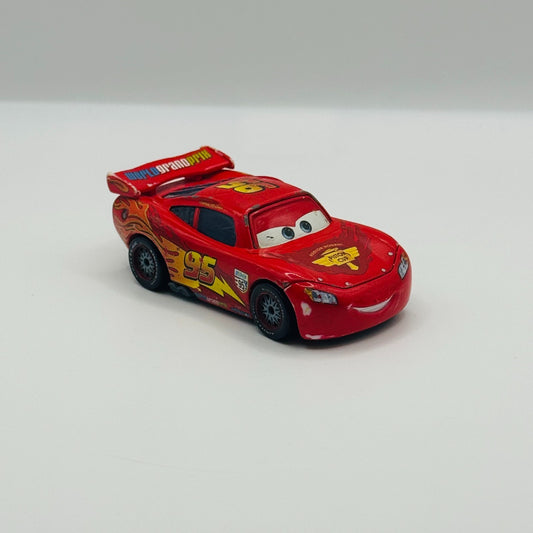 Disney Pixar Cars - WGP LIGHTNING MCQUEEN W/ RACING WHEELS Cars 2 - 1:55 Diecast