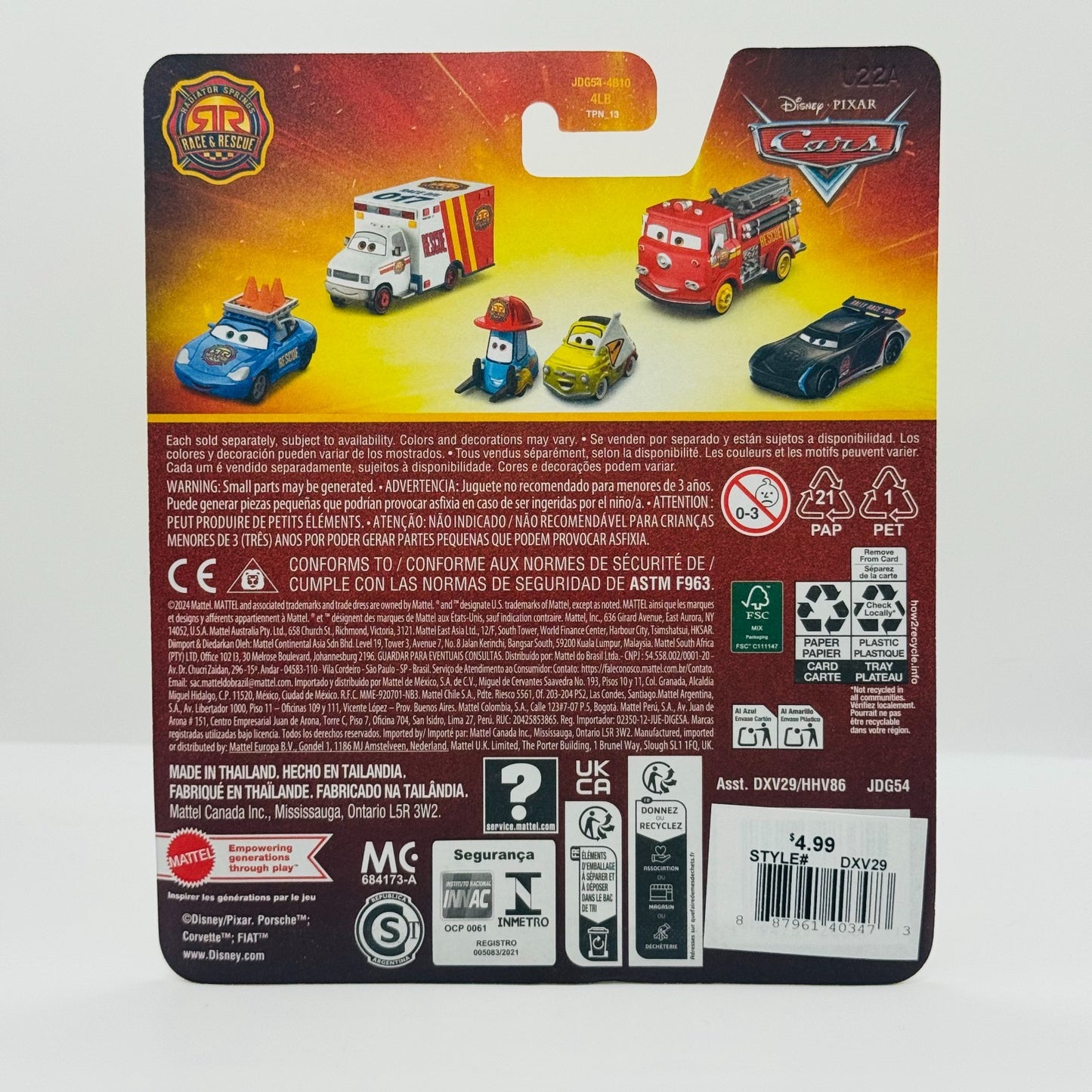 Disney Pixar Cars - RACE & RESCUE JEFF GORVETTE 2025 - 1:55 Diecast
