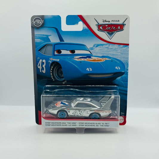 Disney Pixar Cars - METALLIC SILVER THE KING Blue Desert 2020 - 1:55 Diecast