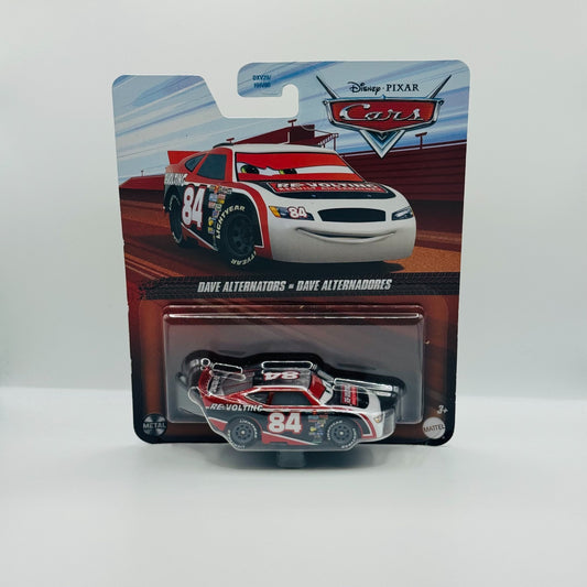Disney Pixar Cars - RE-VOLTING DAVE ALTERNATORS Piston Cup Racer - 1:55 Diecast