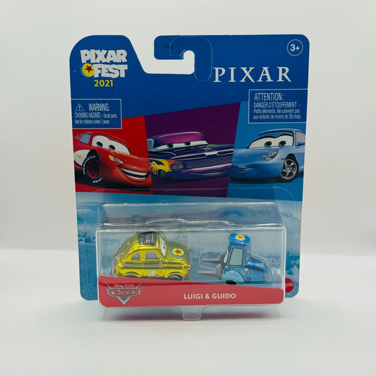 Disney Pixar Cars - PIXAR FEST LUIGI & GUIDO - 1:55 Diecast