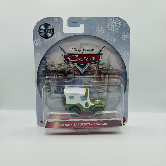 Disney Pixar Cars - SARGE WITH ROOF LIGHTS Mater Saves Christmas - 1:55 Diecast