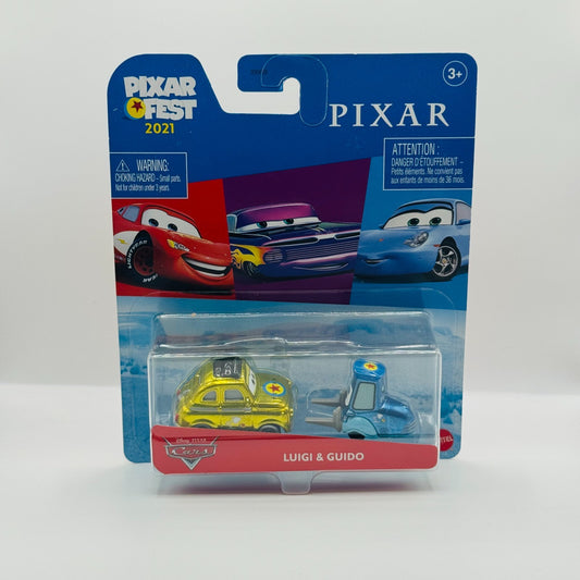 Disney Pixar Cars - PIXAR FEST LUIGI & GUIDO - 1:55 Diecast