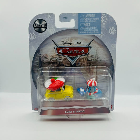 Disney Pixar Cars - LUIGI & GUIDO Mater Saves Christmas - 1:55 Diecast