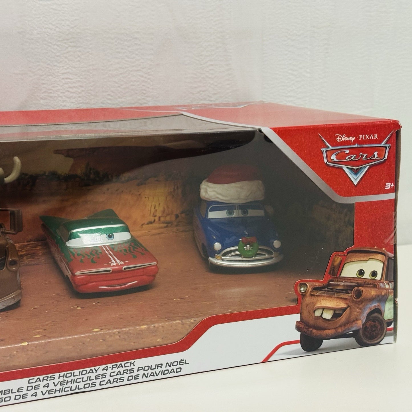 Disney Pixar Cars - CHRISTMAS 4-PACK REINDEER MATER, MCQUEEN 2025 - 1:43 Diecast