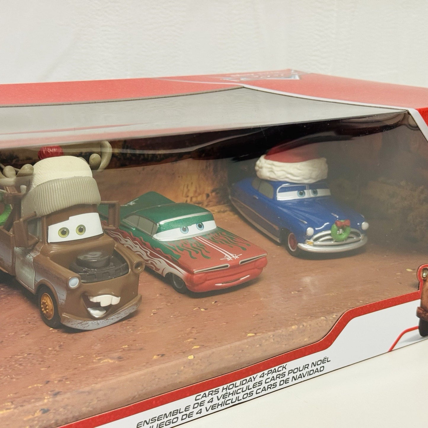 Disney Pixar Cars - CHRISTMAS 4-PACK REINDEER MATER, MCQUEEN 2025 - 1:43 Diecast