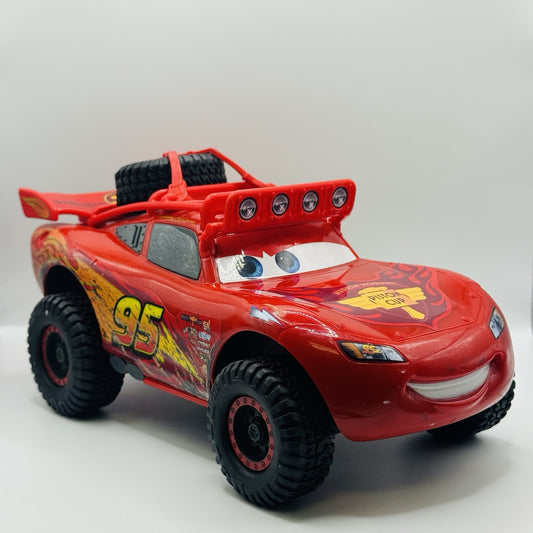 Disney Pixar Cars LARGE OFF-ROAD RACIN’ MCQUEEN Radiator Springs 500 TALKING 8”