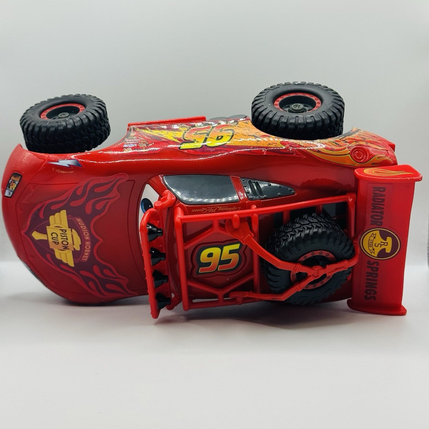 Disney Pixar Cars LARGE OFF-ROAD RACIN’ MCQUEEN Radiator Springs 500 TALKING 8”