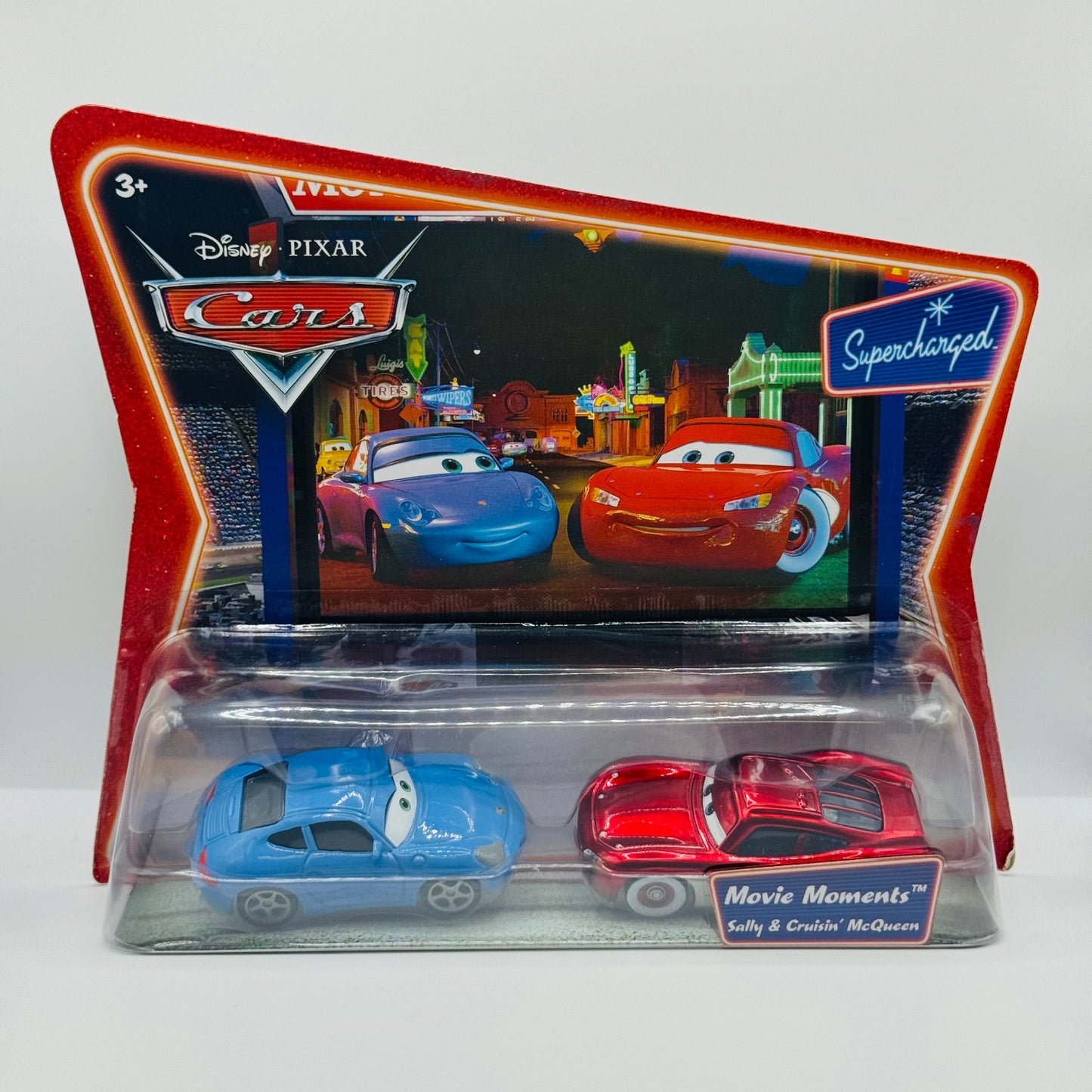 Disney Pixar Cars - SALLY & CRUISIN' MCQUEEN Supercharged 2007 - 1:55 Diecast