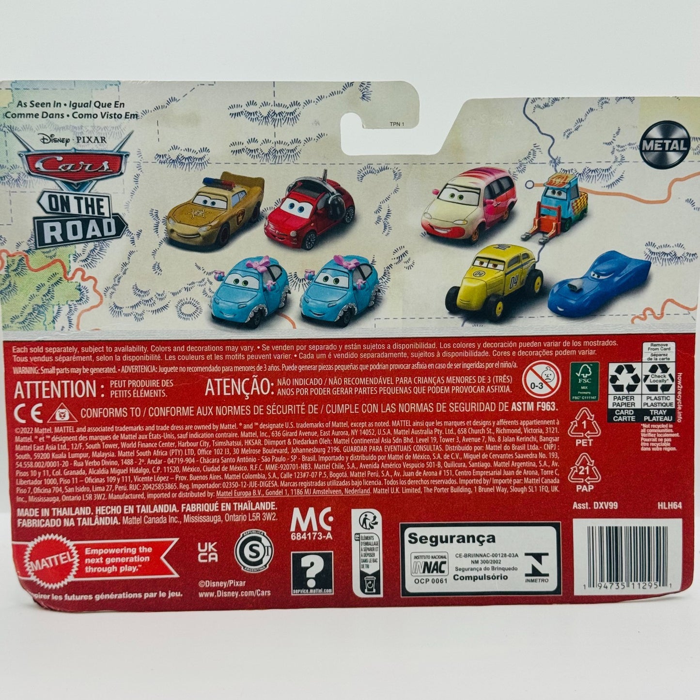 Disney Pixar Cars - JEREMY & CHIEFTESS On The Road 2022 - 1:55 Diecast