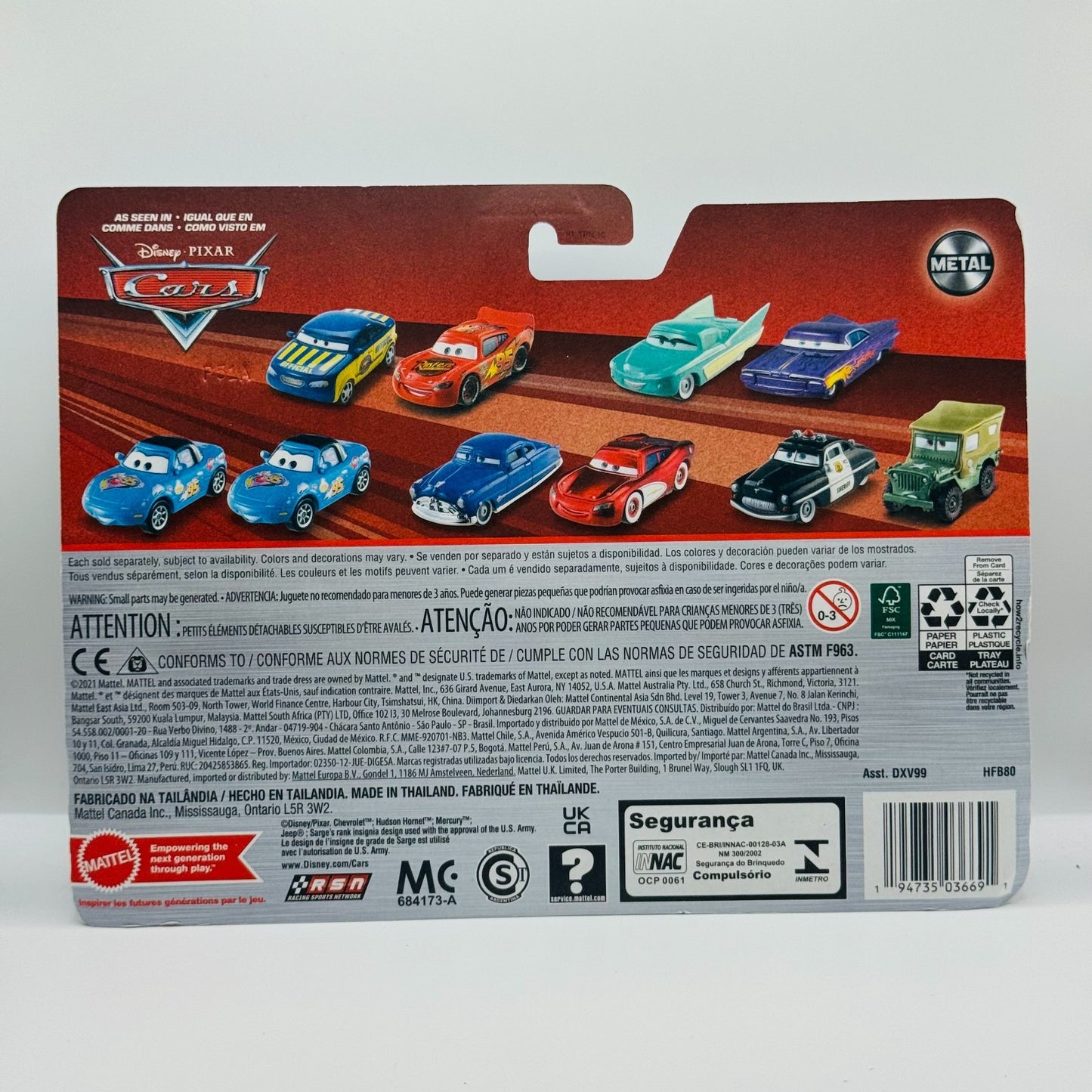Disney Pixar Cars - ROAD REPAIR MCQUEEN TAR & MATER TOW HOOK 2022 - 1:55 Diecast