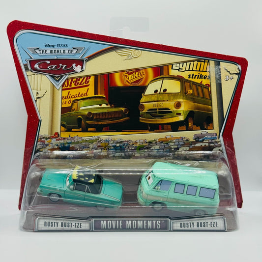 Disney Pixar Cars - RUSTY & DUSTY RUST-EZE World of Cars 2008  - 1:55 Diecast