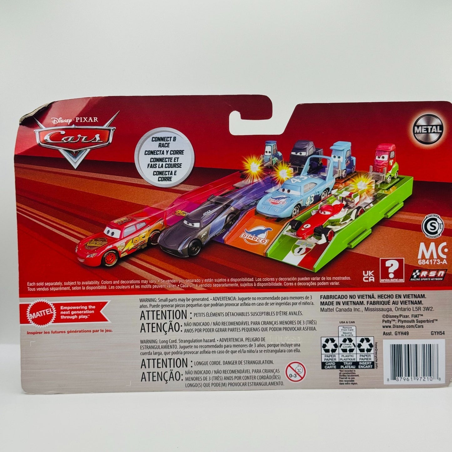Disney Pixar Cars - FRANCESCO BERNOULLI & PITTY LAUNCHER 2022 - 1:55 Diecast