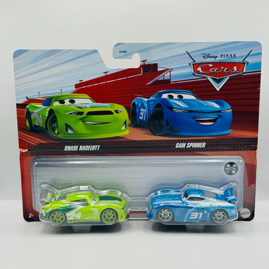 Disney Pixar Cars - CHASE RACELOTT & CAM SPINNER 2022 - 1:55 Diecast