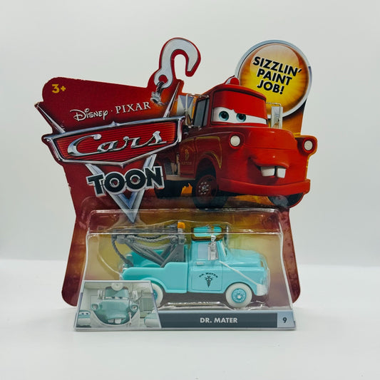 Disney Pixar Cars Toon - DR MATER W/ MASK DOWN Rescue Squad Mater - 1:55 Diecast