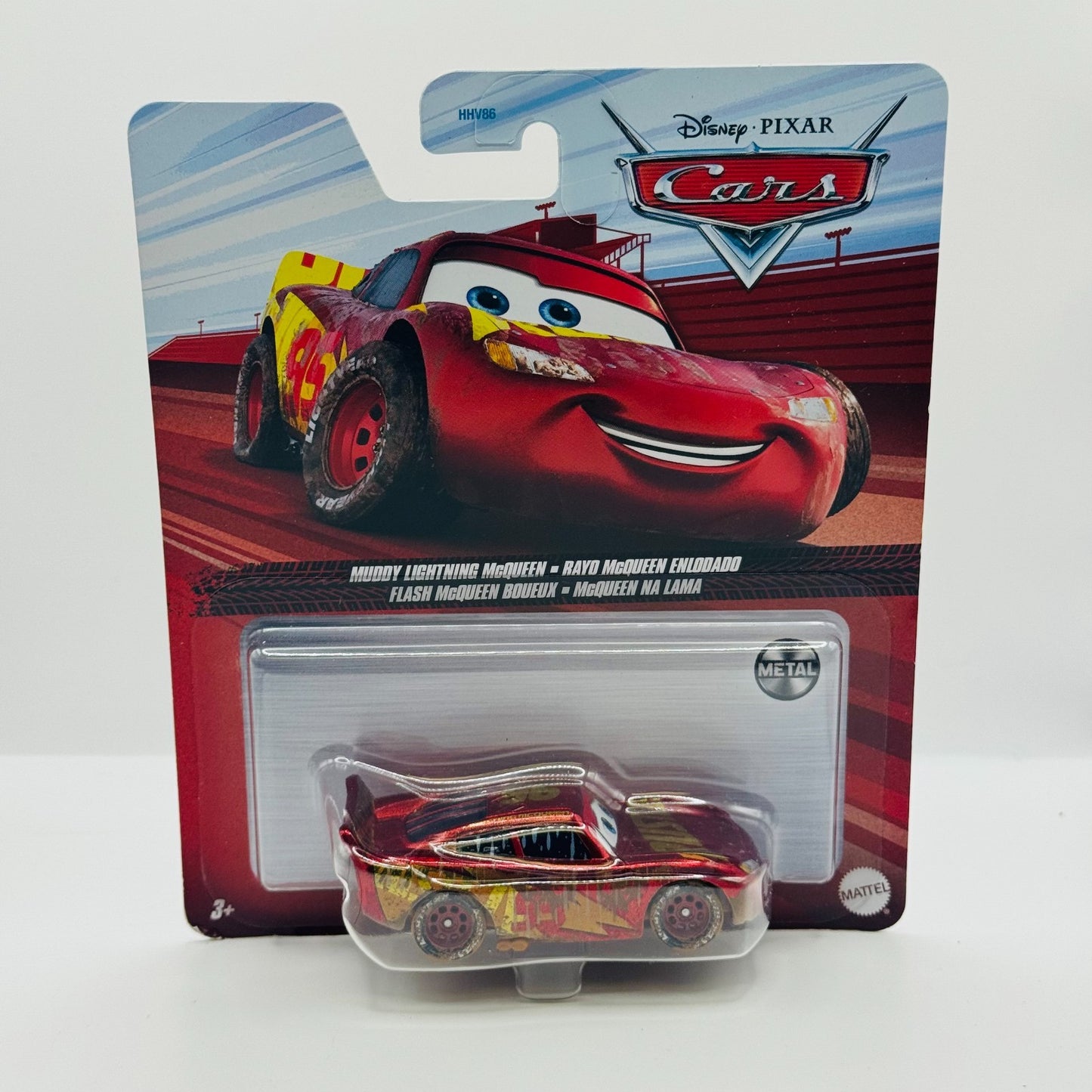 Disney Pixar Cars - RUST-EZE RACING CENTER MUDDY MCQUEEN 2022 - 1:55 Diecast