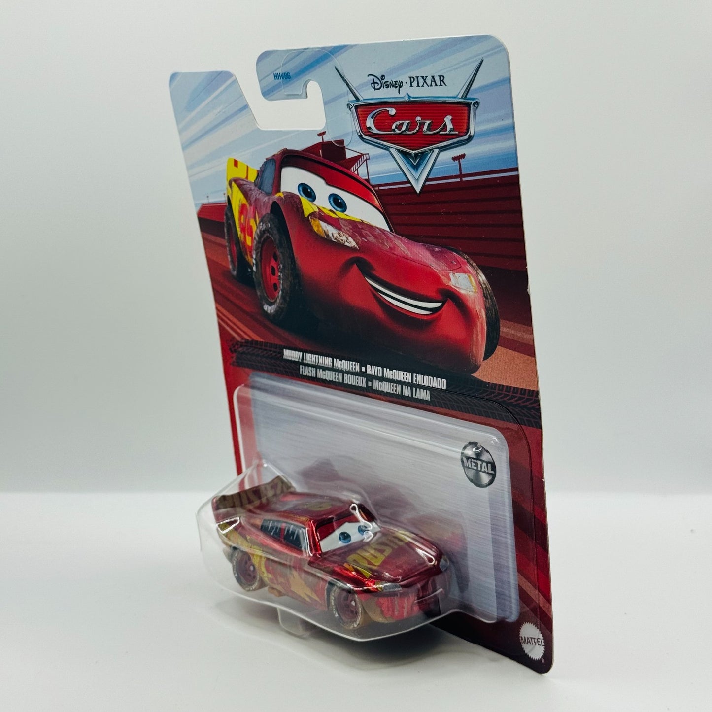 Disney Pixar Cars - RUST-EZE RACING CENTER MUDDY MCQUEEN 2022 - 1:55 Diecast