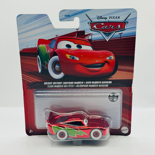 Disney Pixar Cars - HOLIDAY HOTSHOT LIGHTNING MCQUEEN Christmas - 1:55 Diecast