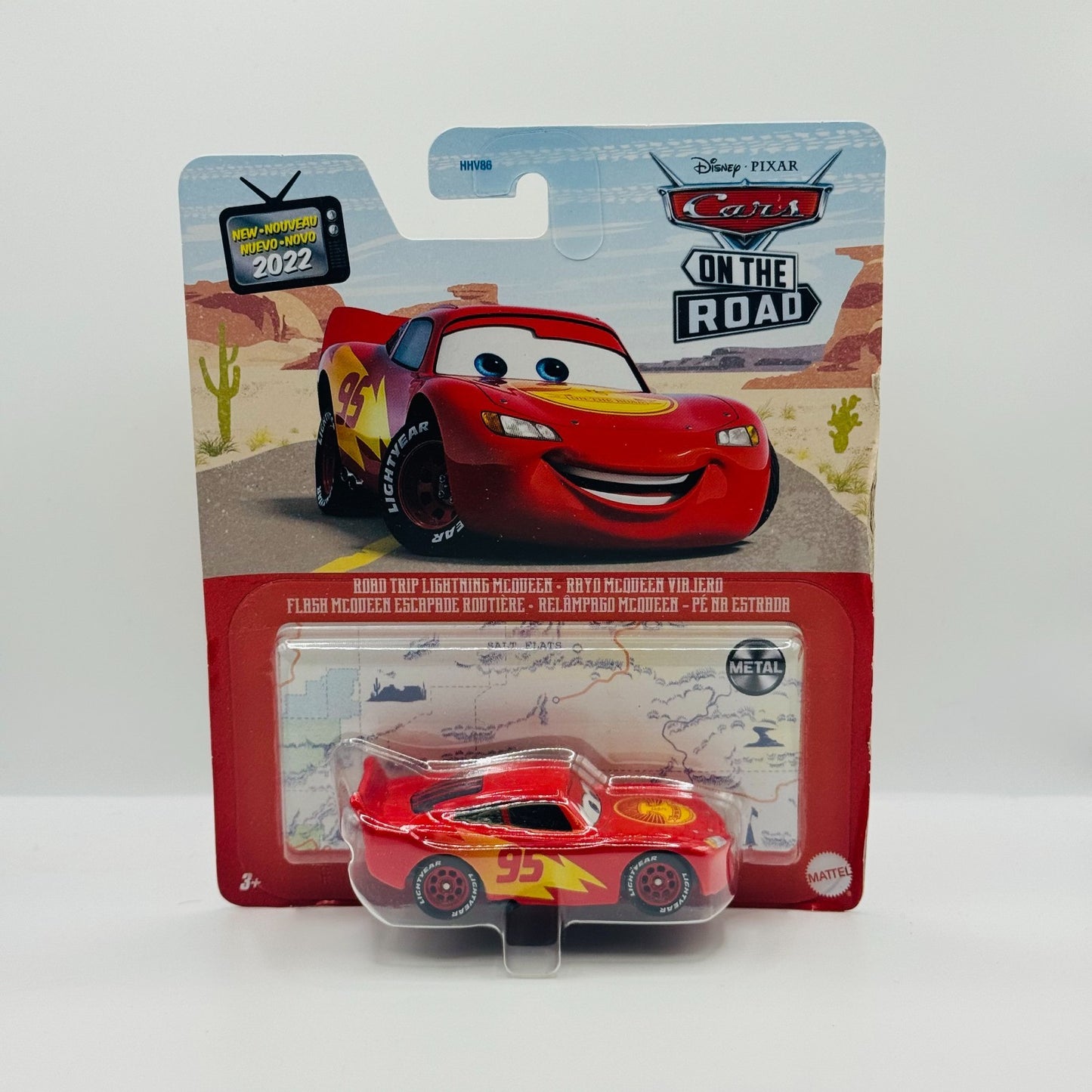 Disney Pixar Cars - ROAD TRIP LIGHTNING MCQUEEN On The Road 2022 - 1:55 Diecast