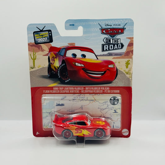 Disney Pixar Cars - ROAD TRIP LIGHTNING MCQUEEN On The Road 2022 - 1:55 Diecast