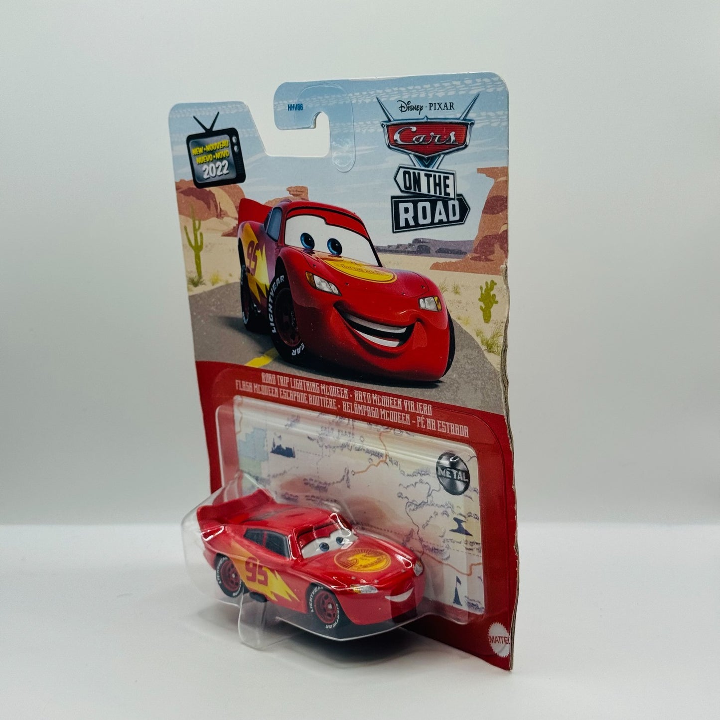 Disney Pixar Cars - ROAD TRIP LIGHTNING MCQUEEN On The Road 2022 - 1:55 Diecast
