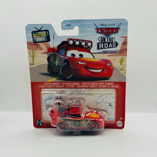 Disney Pixar Cars - CRYPTID BUSTER LIGHTNING MCQUEEN  On The Road - 1:55 Diecast