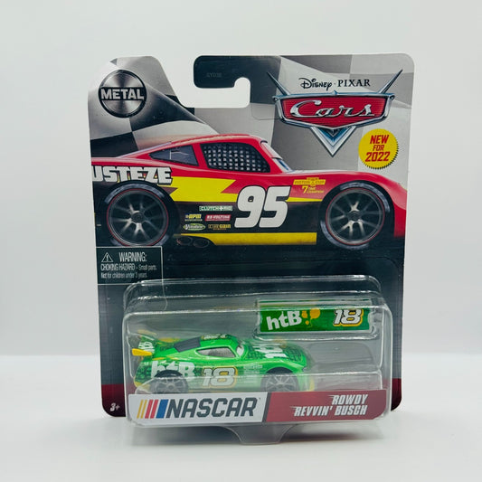 Disney Pixar Cars - NASCAR ROWDY REVIN' BUSCH HTB KYLE BUSCH 2022 - 1:55 Diecast