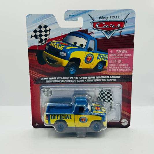 Disney Pixar Cars - DEXTER HOOVER WITH CHECKERED FLAG 2022 - 1:55 Diecast