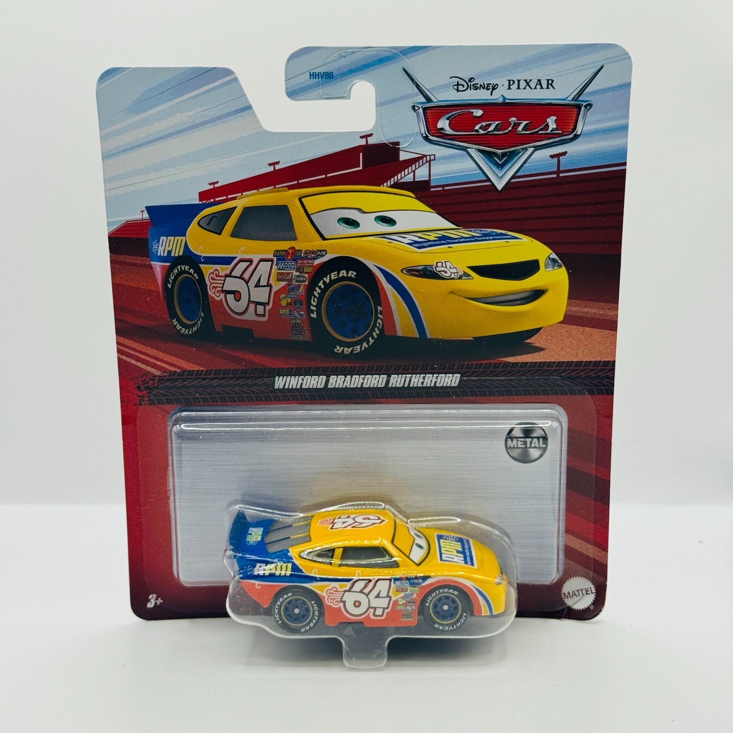 Disney Pixar Cars - RPM WINFORD BRADFORD RUTHERFORD Piston Cup 2022 1:55 Diecast