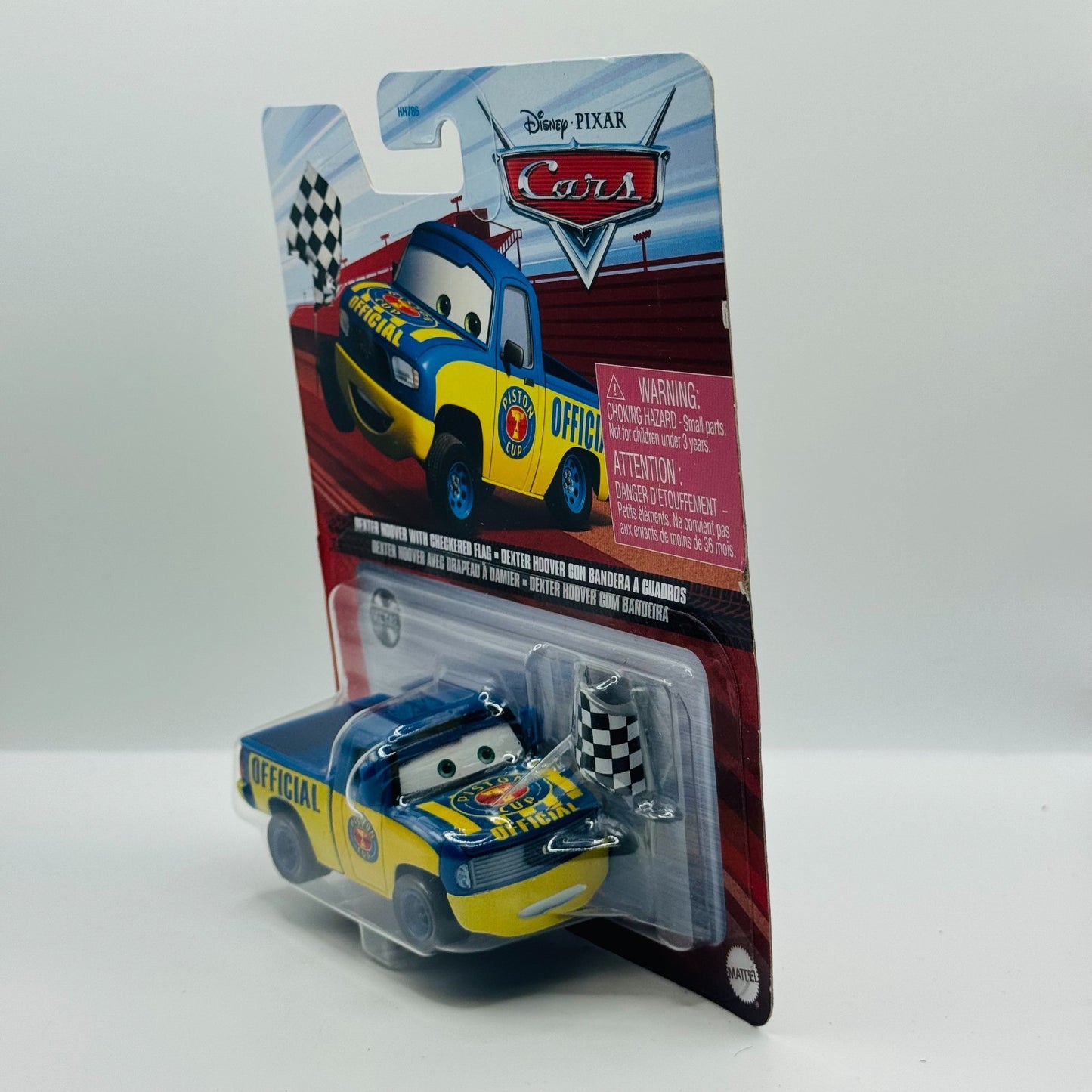 Disney Pixar Cars - DEXTER HOOVER WITH CHECKERED FLAG 2022 - 1:55 Diecast