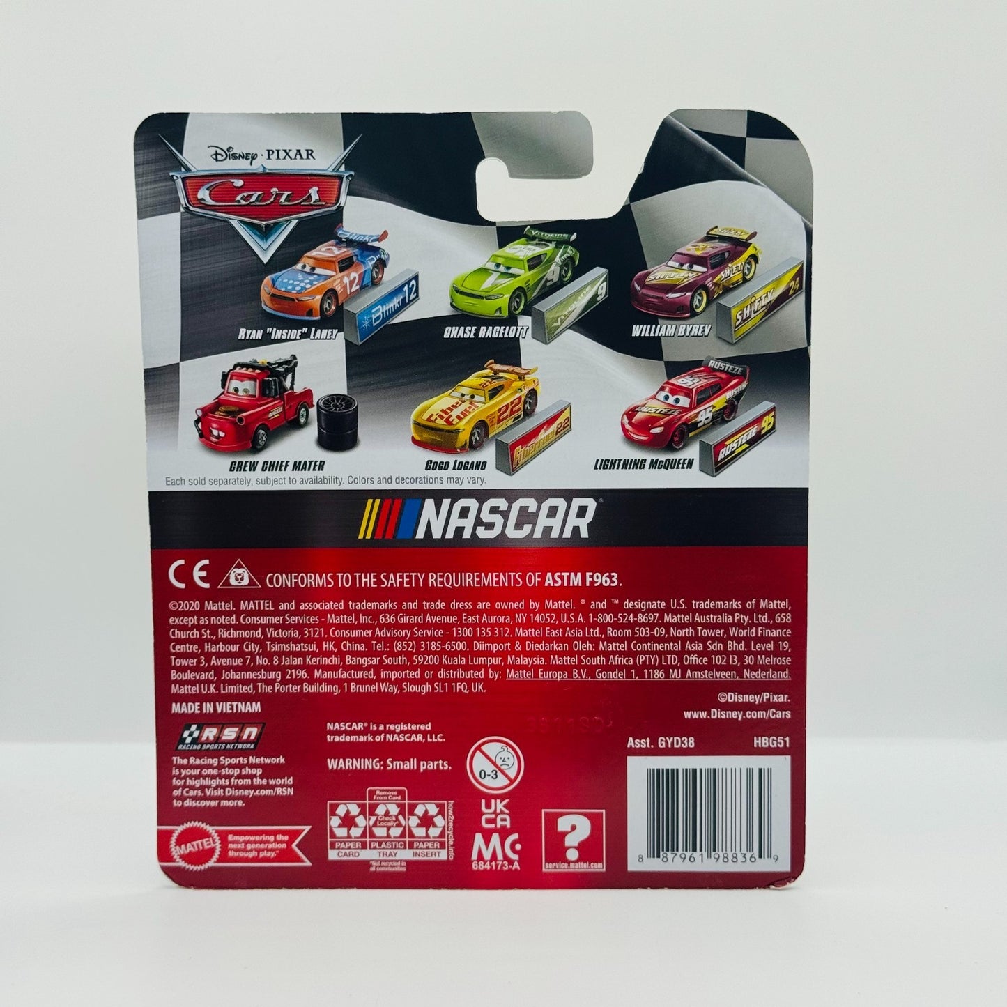 Disney Pixar Cars - NASCAR GOGO LOGANO FIBER FUEL 2021 - 1:55 Diecast