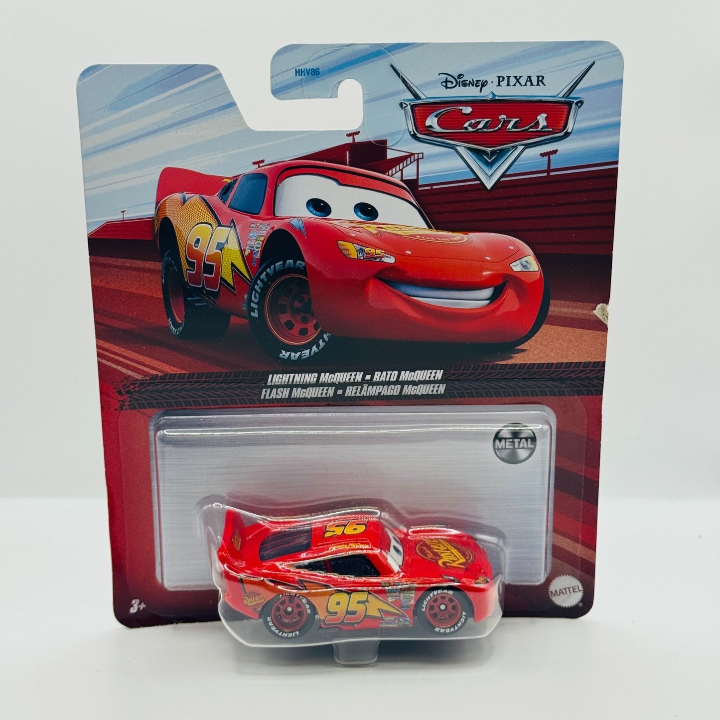 Disney Pixar Cars - RUST-EZE LIGHTNING MCQUEEN 2022 - 1:55 Diecast