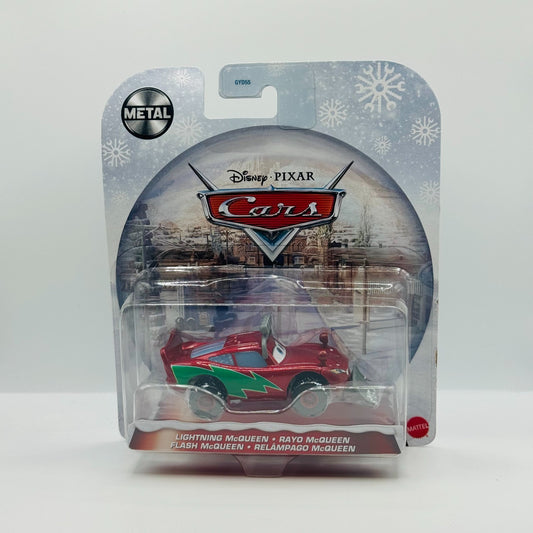 Disney Pixar Cars SNOWPLOW LIGHTNING MCQUEEN Mater Saves Christmas 1:55 Diecast