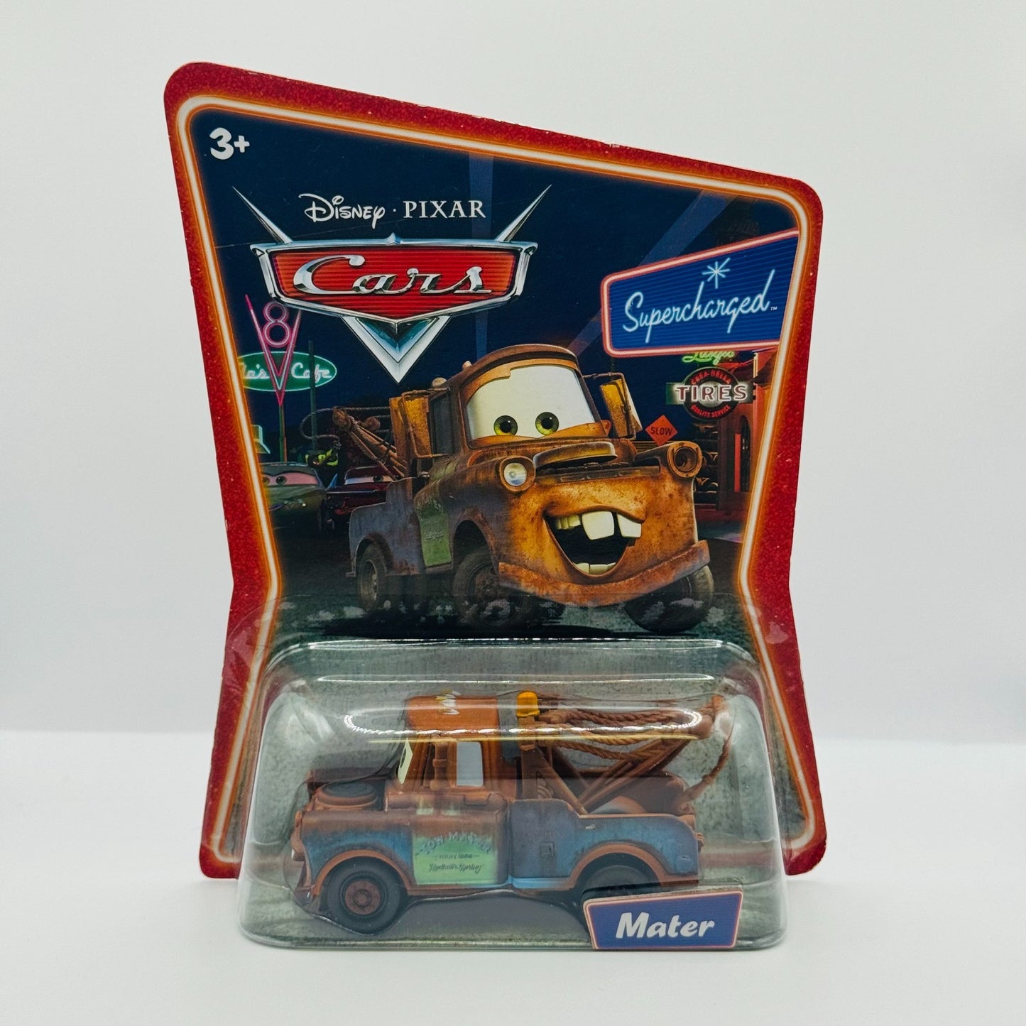 Disney Pixar Cars - MATER Supercharged 2007 - 1:55 Diecast