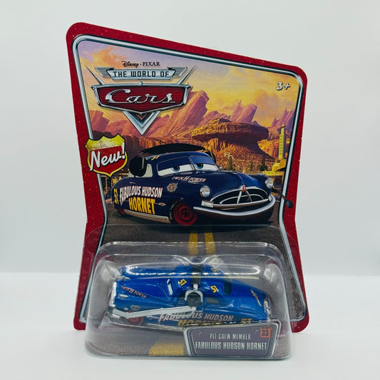 Disney Pixar Cars - PIT CREW MEMBER FABULOUS HUDSON HORNET 2008 - 1:55 Diecast