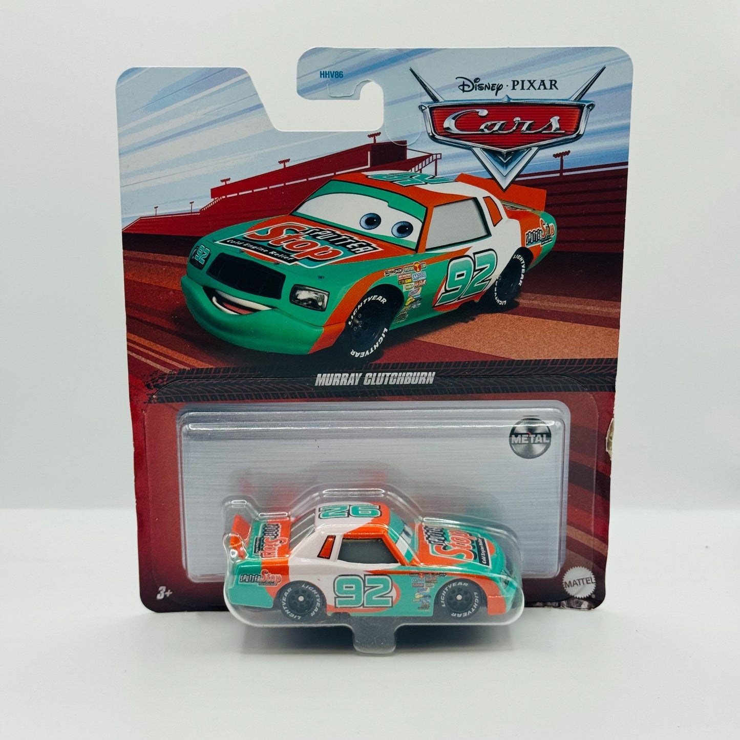 Disney Pixar Cars - SPUTTER STOP MURRAY CLUTCHBURN Piston Cup 2022- 1:55 Diecast