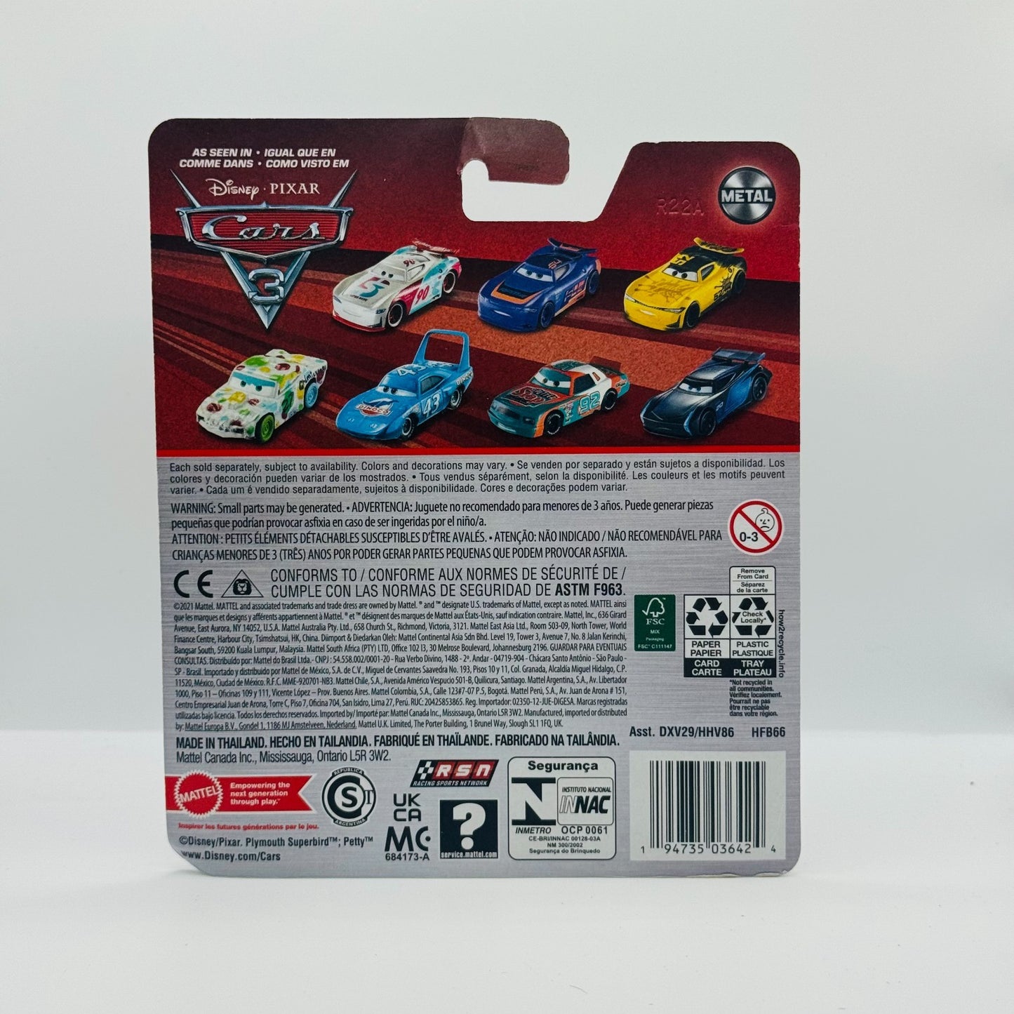 Disney Pixar Cars - FLIP DOVER INTERSECTION 2022 - 1:55 Diecast