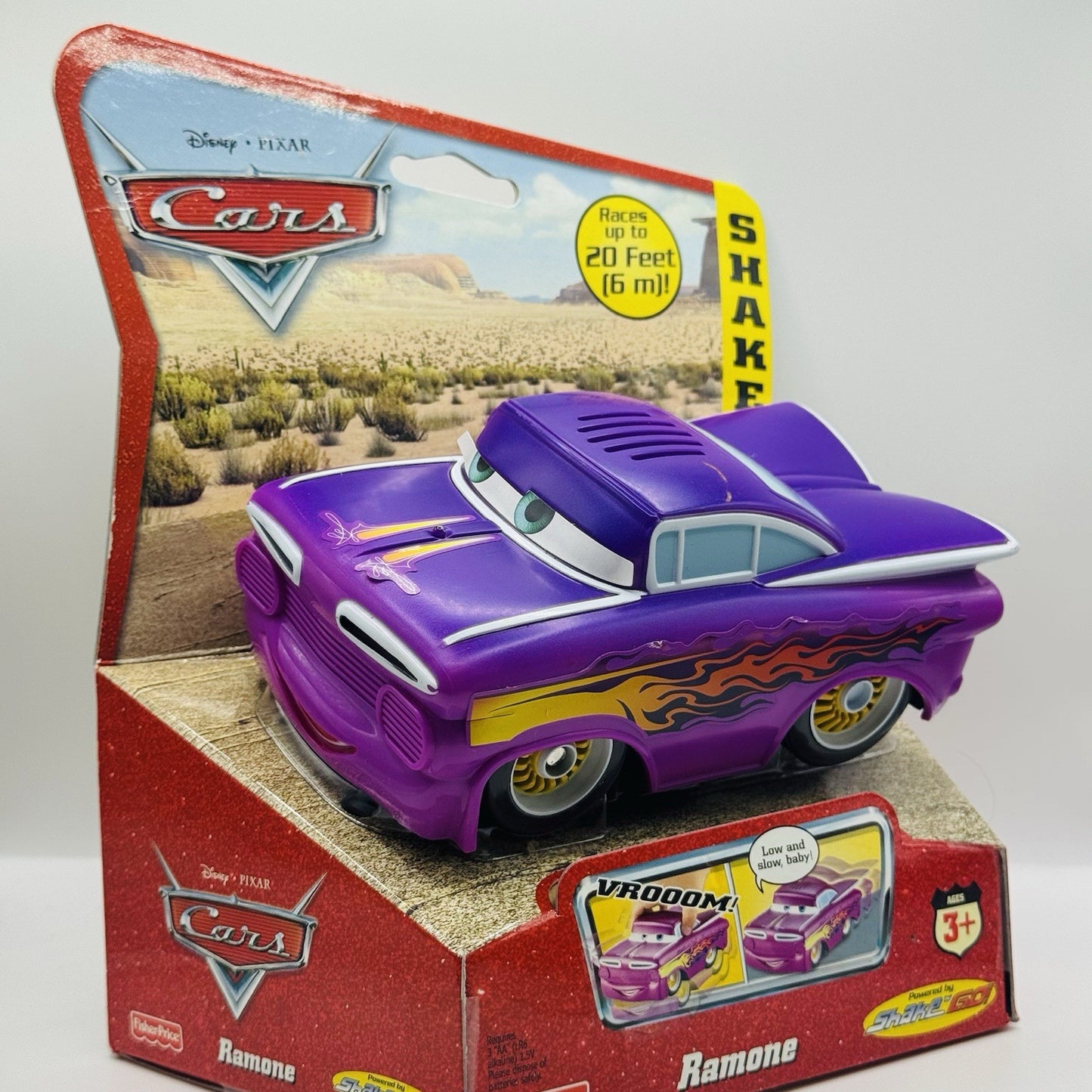 Disney Pixar Cars - SHAKE N GO - PURPLE RAMONE - Fisher Price 2006