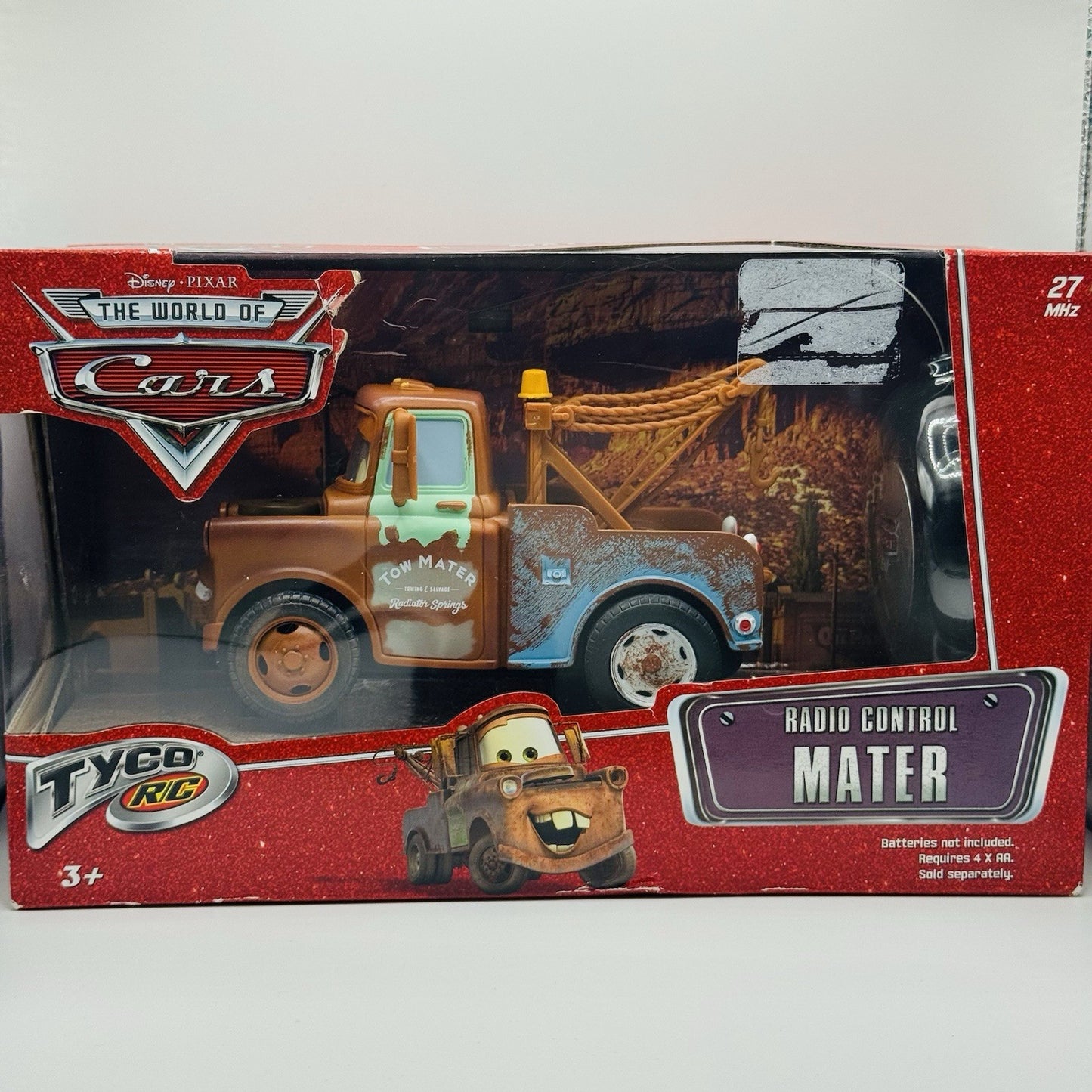 Disney Pixar Cars - TYCO RC REMOTE CONTROL MATER - World Of Cars 2008