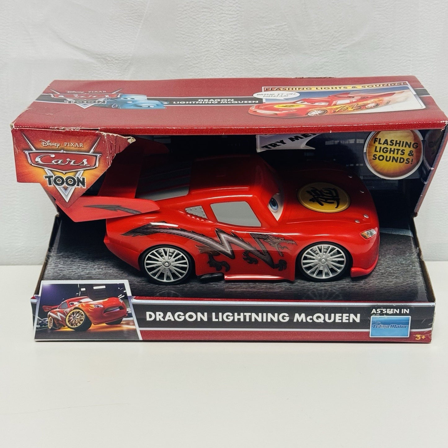 Disney Pixar Cars - 10” 1:24 Scale DRAGON LIGHTNING MCQUEEN Tokyo Mater LIGHTS